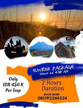 Paket Sunrise Lava Tour Merapi